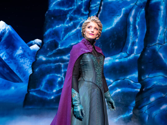 Caroline Bowman as Elsa in Frozen North American Tour. Photo by Matthew Murphy.